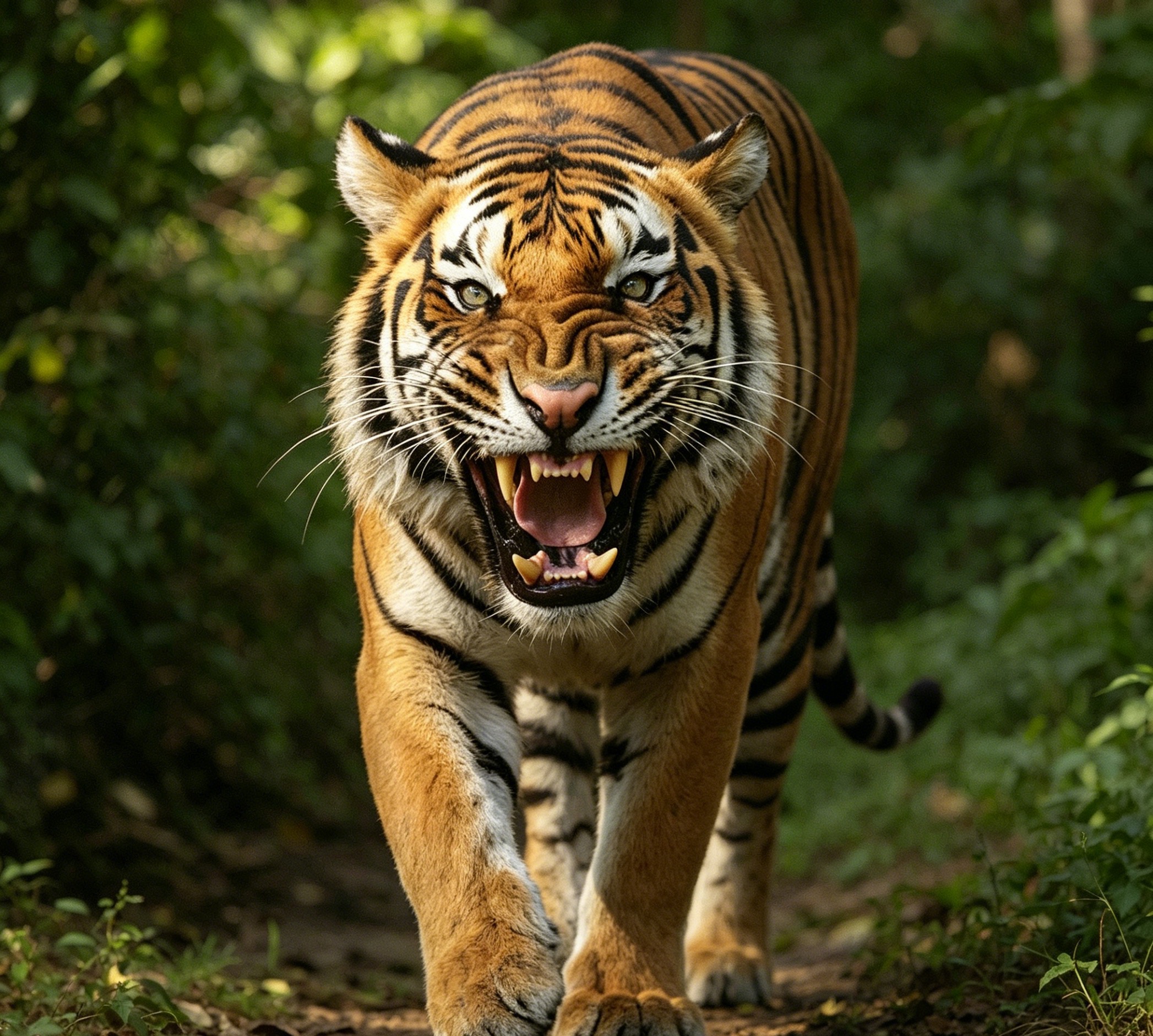 Descending Tiger